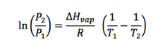 Clausius-Clapeyron Equation